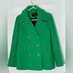 J Crew Majesty peacoat Stadium Cloth by Nello Gori 10